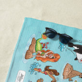 Serviette De Plage Plage de Californie du Sud (En situation)