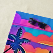 Serviette De Plage Plage de coucher de soleil tropicale (En situation)