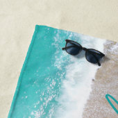 Serviette De Plage Plage de plaisance mer et sable vacances (En situation)