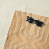Serviette De Plage Plage de sable (En situation)