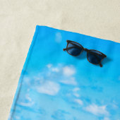 Serviette De Plage Plage de sable rose (En situation)