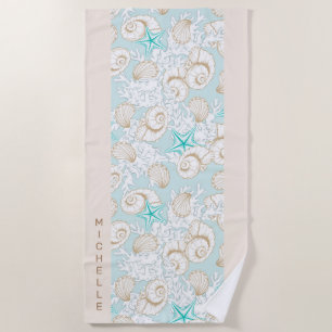 Serviette De Plage plage de sable turquoise de la côte Plage de Monog