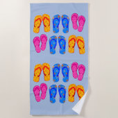 Serviette De Plage Plage de Sandales Plage de T (Devant)