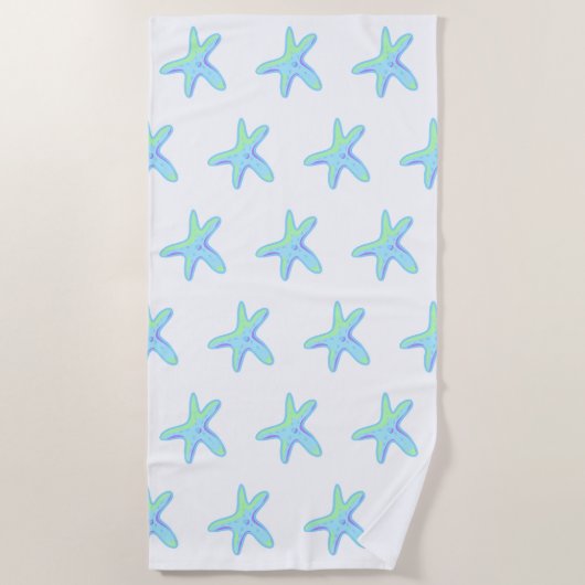 Serviette De Plage Plage de Starfish (Devant)