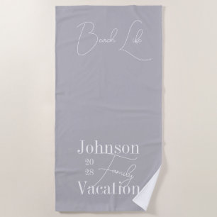 Serviette De Plage Plage de vacances en famille