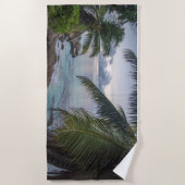 Serviette De Plage Plage d'été Palm Trees (Devant)