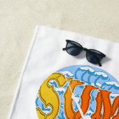Serviette De Plage Plage et de retour bientôt (En situation)