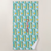 Serviette De Plage Plage Happy Place Thunder_Cove (Devant)