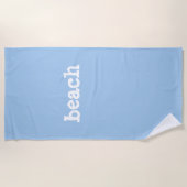 Serviette De Plage plage Long Sleeve (Devant)