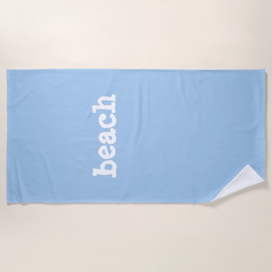 Serviette De Plage plage Long Sleeve (Devant)