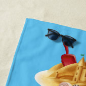 Serviette De Plage Plage personnalisée Fun (En situation)