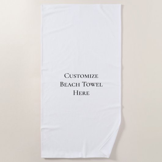 Serviette De Plage Plage personnalisée Vacances Design Modèle Piscine (Devant)