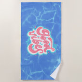 Serviette De Plage Plage/piscine Good Vibes (Devant)