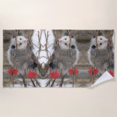 Serviette De Plage Plage Serviette Opossum Nature (Devant)