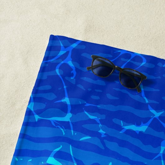 Serviette De Plage Plage S'il vous plaît Parkling Ocean Eau et Sable (En situation)