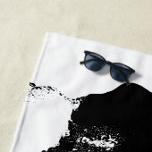 Serviette De Plage Plage Snacks Defender (En situation)