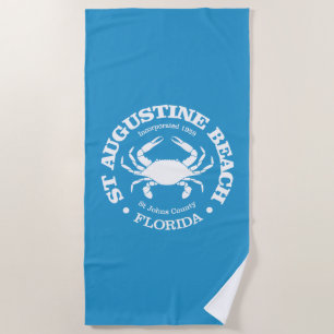 Serviette De Plage Plage St Augustine (crabe)