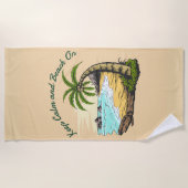 Serviette De Plage Plage Sur (Devant)