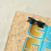Serviette De Plage Plage Thème Plage serviette (En situation)