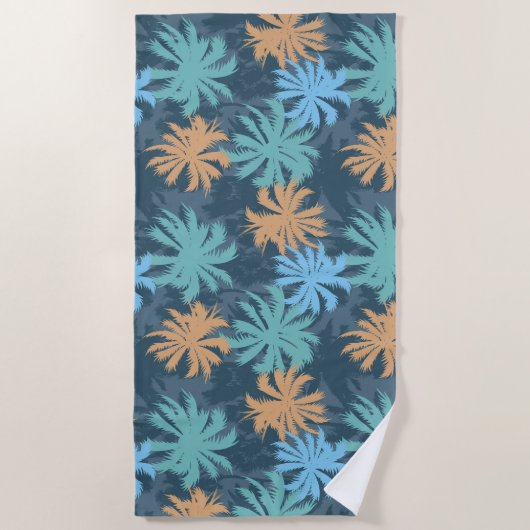 Serviette De Plage Plage Vibe Palm Tree (Devant)