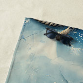 Serviette De Plage Plage Vibes Nautique Plage Serviette (En situation)