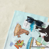 Serviette De Plage Plages De Californie Du Sud (En situation)