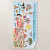 Serviette De Plage Plages De Californie Du Sud (Devant)