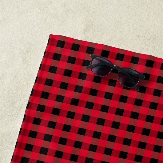 Serviette De Plage Plaid classique de buffle (En situation)