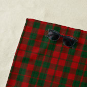 Serviette de plage Plaid Drummond Tartan (En situation)