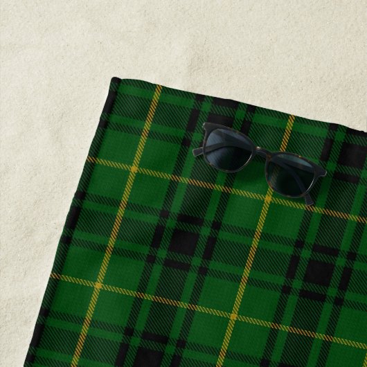 Serviette de plage plaid MacArthur Tartan (En situation)