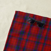 Serviette de plage Plaid MacDougall Tartan (En situation)
