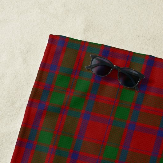 Serviette de plage Plaid MacIntosh Tartan (En situation)