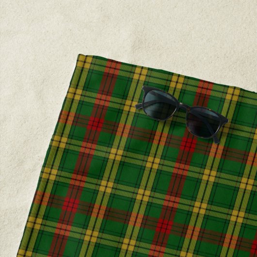 Serviette de plage Plaid MacMillan Tartan (En situation)