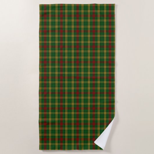 Serviette de plage Plaid MacMillan Tartan (Devant)