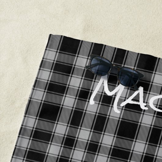 Serviette de plage Plaid MacPhee Tartan (En situation)