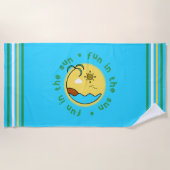Serviette De Plage Plaisir dans le Sun Custom Beach Towel (Devant)