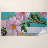 Serviette De Plage Plaisir Floral (Devant)