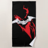Serviette De Plage Plan de Batman Spraypaint (Devant)