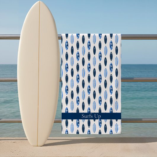 Serviette De Plage Planche de surf Surfs Up 