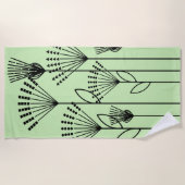 Serviette De Plage Plantes à bâtons (Devant)