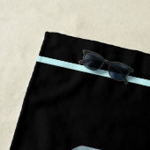 Serviette De Plage Plaque de licence Idaho "I Saw 1" Sasquatch (En situation)