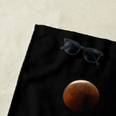 Serviette De Plage Pleine lune Inspirationnelle Phase Lune Astronomie (En situation)