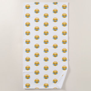 Serviette De Plage Pleurer de rire Larmes de joie émoji