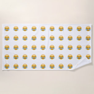 Serviette De Plage Pleurer de rire Larmes de joie émoji