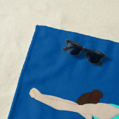 Serviette De Plage Plongée (En situation)