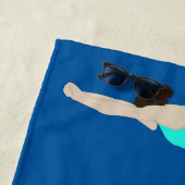 Serviette De Plage Plongée (En situation)