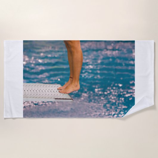 Serviette De Plage plongée à partir de plongée (Devant)