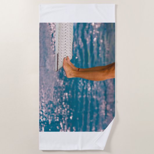 Serviette De Plage plongée à partir de plongée (Devant)
