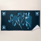 Serviette De Plage Plongée En Eaux Et Requins (Devant)
