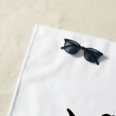 Serviette De Plage Plongée en Springboard (En situation)